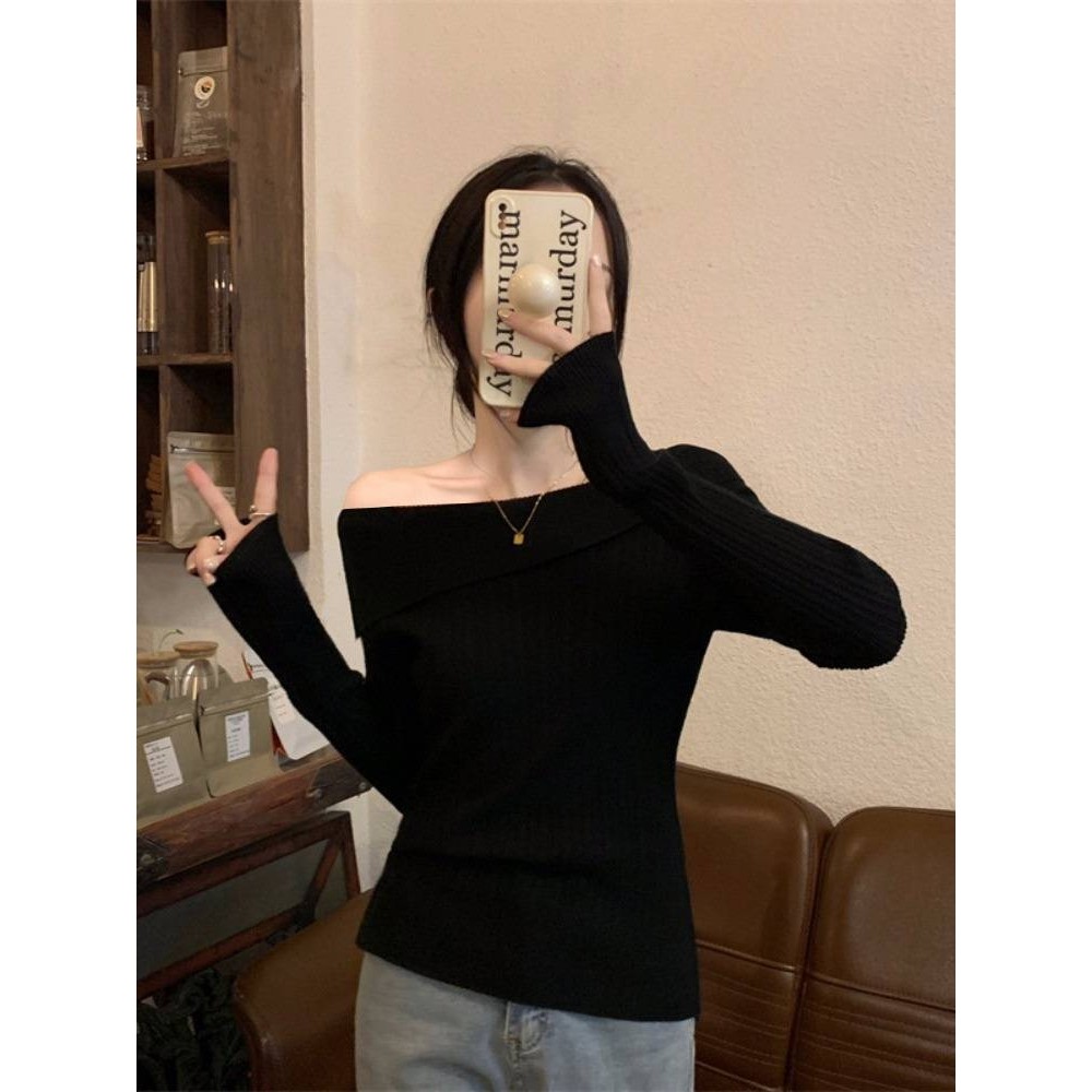 浙江平湖高端羽绒服衣女一字肩不规则针织打底衫女秋冬新款修身内,淘宝优惠券,粉丝福利购,淘宝优惠卷