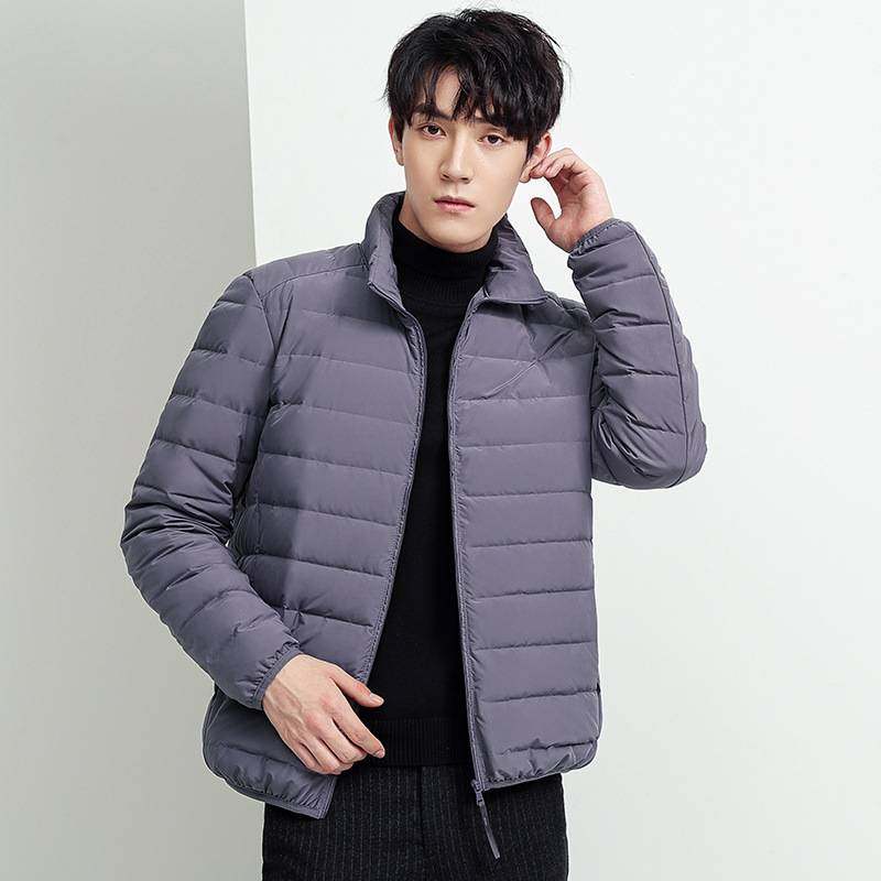 江苏特别特男装秋冬新款轻薄服短款时尚无缝立领白鸭绒保暖纯色简,淘宝优惠券,粉丝福利购,淘宝优惠卷