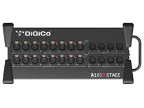 Import of the original plant of the British DiGiCo augers Dante A168D STAGE