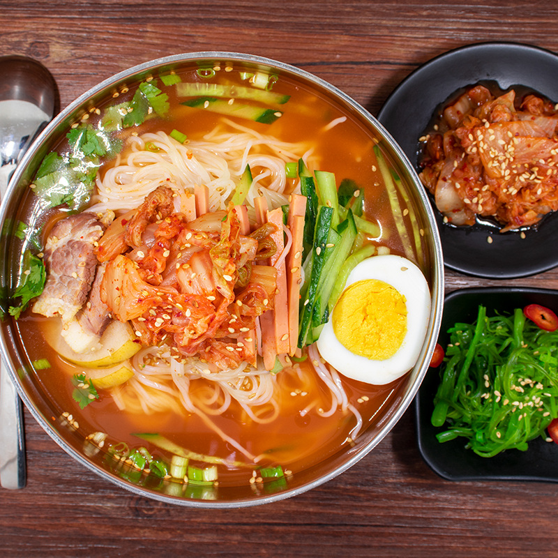 朴家东北正宗大冷面韩国小麦延边朝鲜真空冷面荞麦速食 370g×5袋-图2