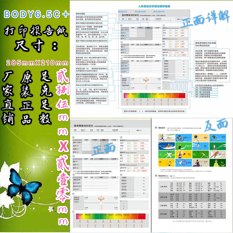 新款inbody体测仪65C+健身房测体脂人体分析仪体重秤包邮-图2