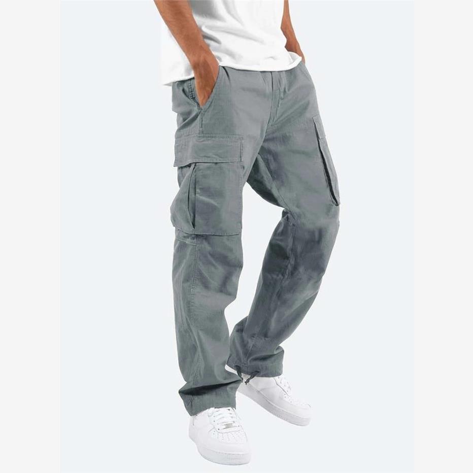 Cargo Pants For Men Trousers Casual Retro Clothes 裤子男 Man - 图0