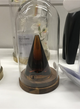 宜家带底座玻璃罩摆件展示品