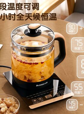 志高多功能养生壶煮花茶玻璃壶