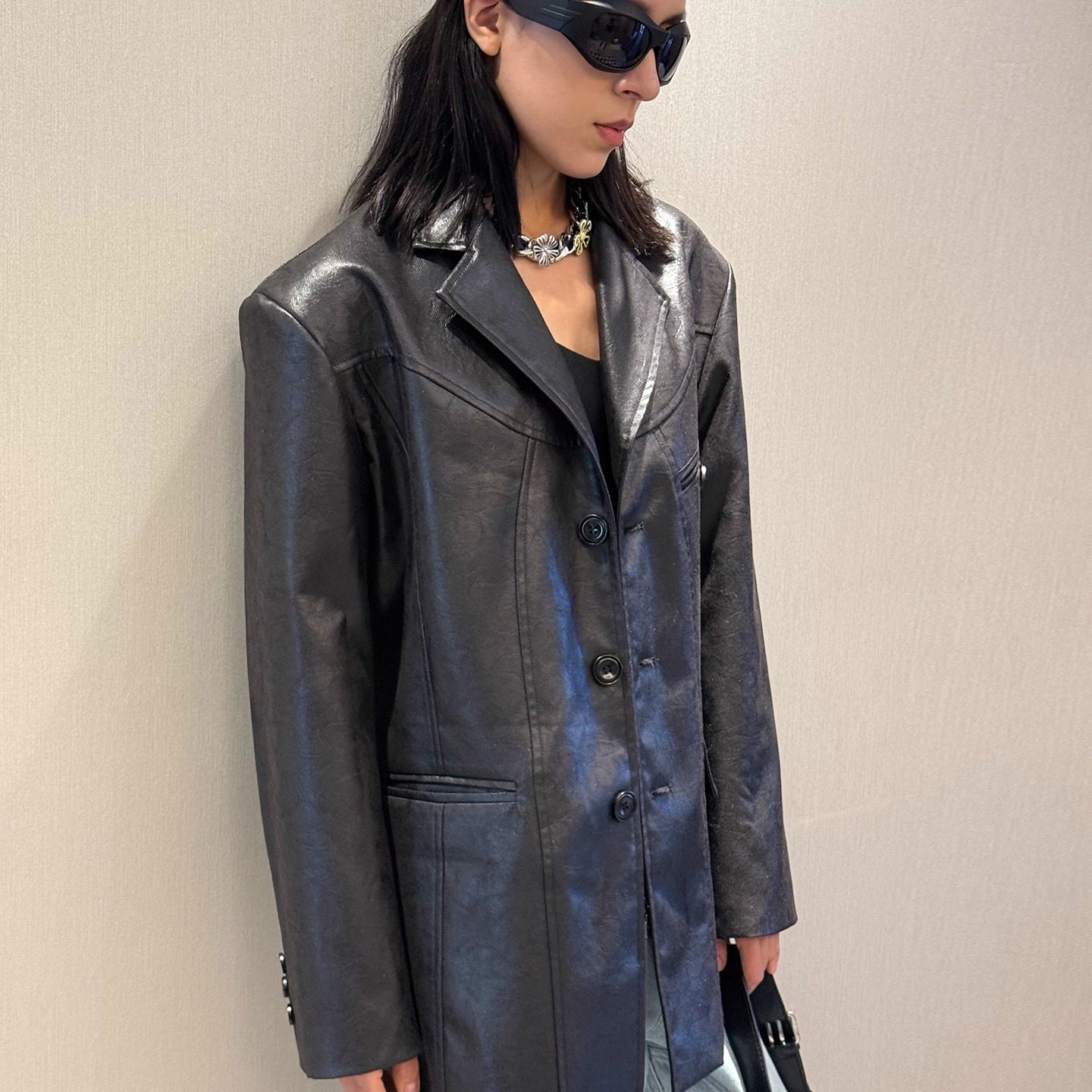 ASSEEN尔幸 进口涂层面料复古西装 男女同款,淘宝优惠券,粉丝福利购,淘宝优惠卷