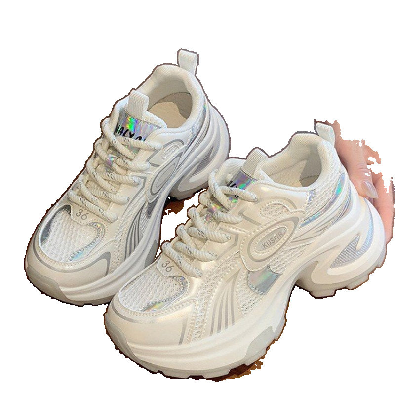 老爹鞋女夏网鞋透气网面女鞋百搭厚底小白鞋配裙子鞋子运动休闲鞋,淘宝优惠券,粉丝福利购,淘宝优惠卷