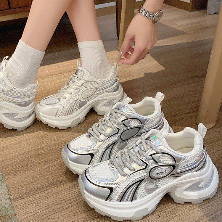 老爹鞋女夏网鞋透气网面女鞋百搭厚底小白鞋配裙子鞋子运动休闲鞋,淘宝优惠券,粉丝福利购,淘宝优惠卷
