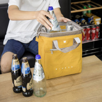 Large Number of Handheld Insulated Lunch Box lunch Box Pack retro Thickened Waterproof LUNCH BAG Boxed with beer and red wine