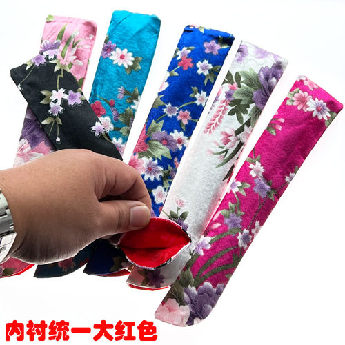 扇袋扇套绸缎布套中国风古风7寸扇子折扇包装配件布袋礼品扇套袋 - 图0