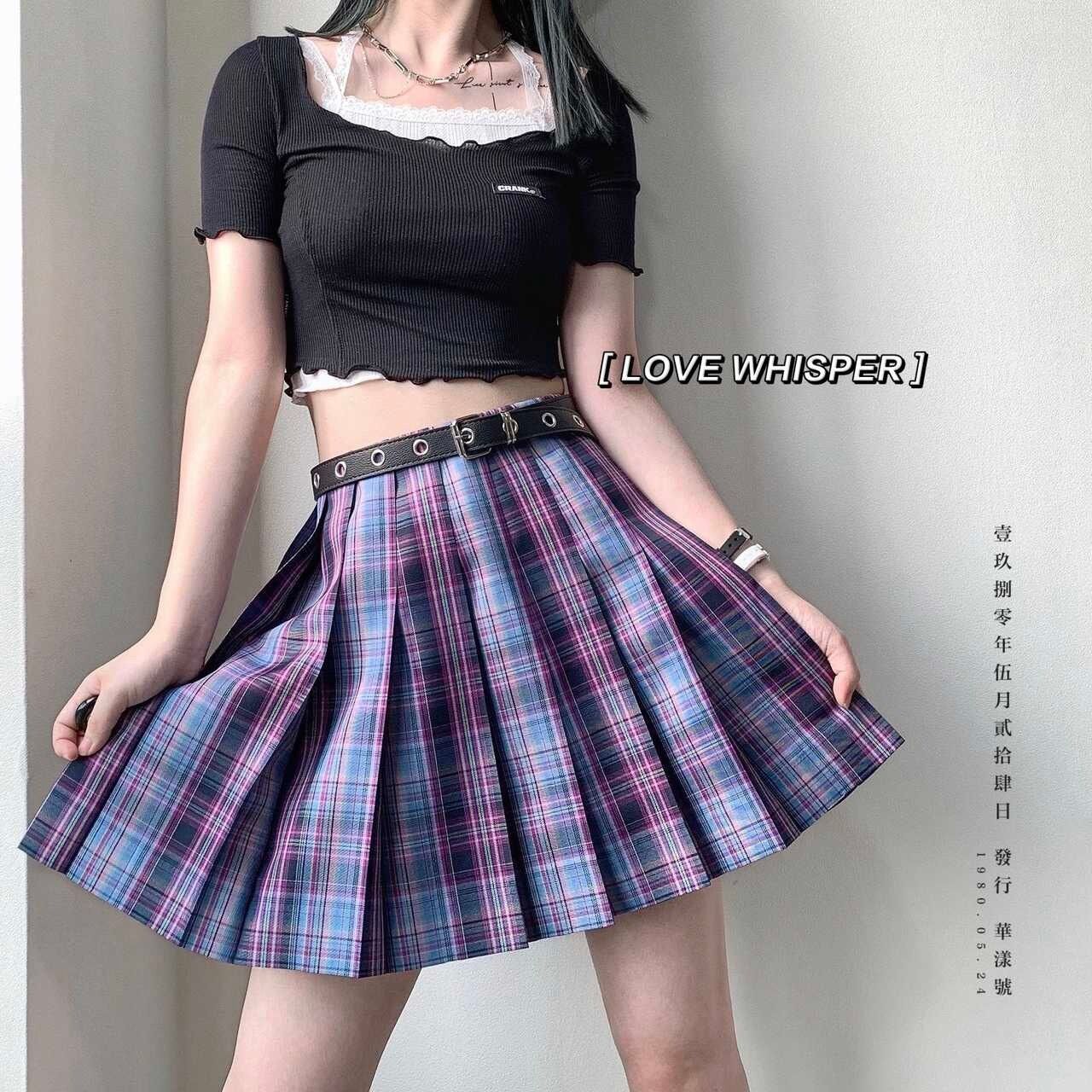 原创正版JK制服温柔一刀学院风套装班服沙华JK格裙全套百褶裙女夏-图1