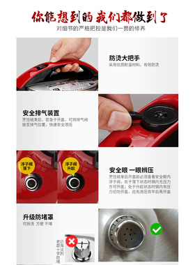 半球4-6L双胆智能电压力锅家用