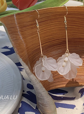 HUALUins森系简约花瓣耳环