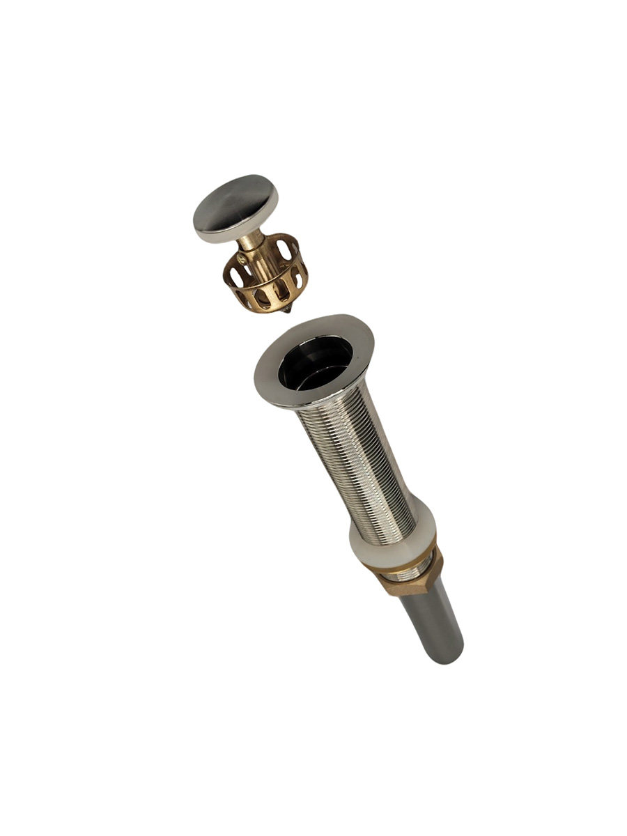 洗手盆大孔排水器加长全螺牙下水器大理石台上盆下水砌砖洗手池厚,淘宝优惠券,粉丝福利购,淘宝优惠卷