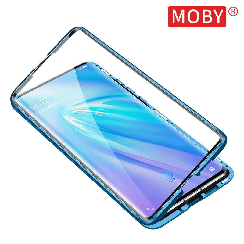 vivo nex3s/nex3自带镜头圈手机壳nex3/nex3s双面玻璃摄像头保护全包防摔透明磁吸翻盖 - 图1