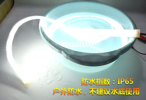 12V双排特亮地摊灯LED贴片灯超亮套管防水 每米240灯 电瓶软灯条 - 图0