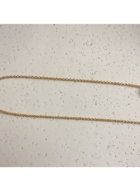 潮牌925纯银锁骨项链镀金22K朋克十字架吊坠情侣男女款别针颈链