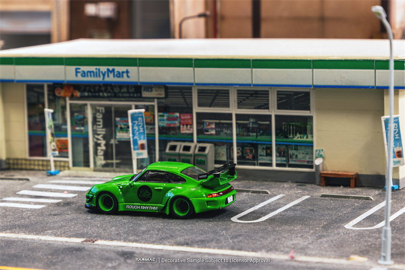 Tarmac Works 1:64 RWB 993 Rough Rhythm Fuel Fest合金车模-图0