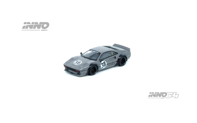 INNO 1:64 LBWK 308 GTB Grey灰色仿真合金汽车模型-图1