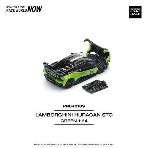 POPRACE 64 LAMBORGHINI HURACAN STO (LP640-2) 10 ANNIVERSARIO - 图0