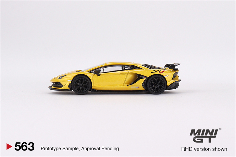 MGT 1:64 兰博基尼 Lamborghini Aventador SVJ New Giallo Orion - 图0