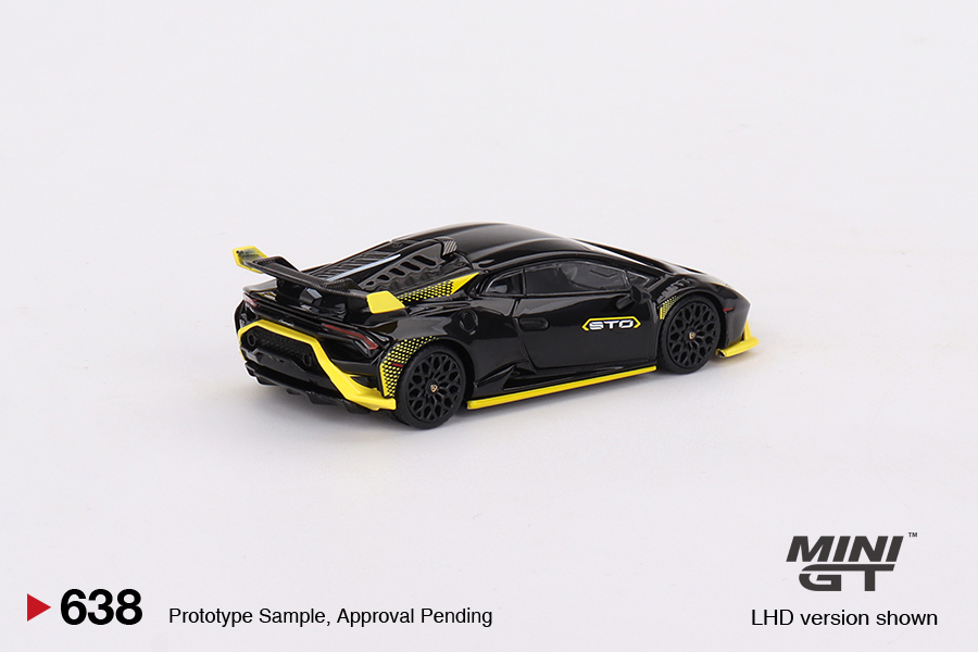 MGT 1:64 兰博基尼 Lamborghini Huracán STO Nero Noctis 车模 - 图1