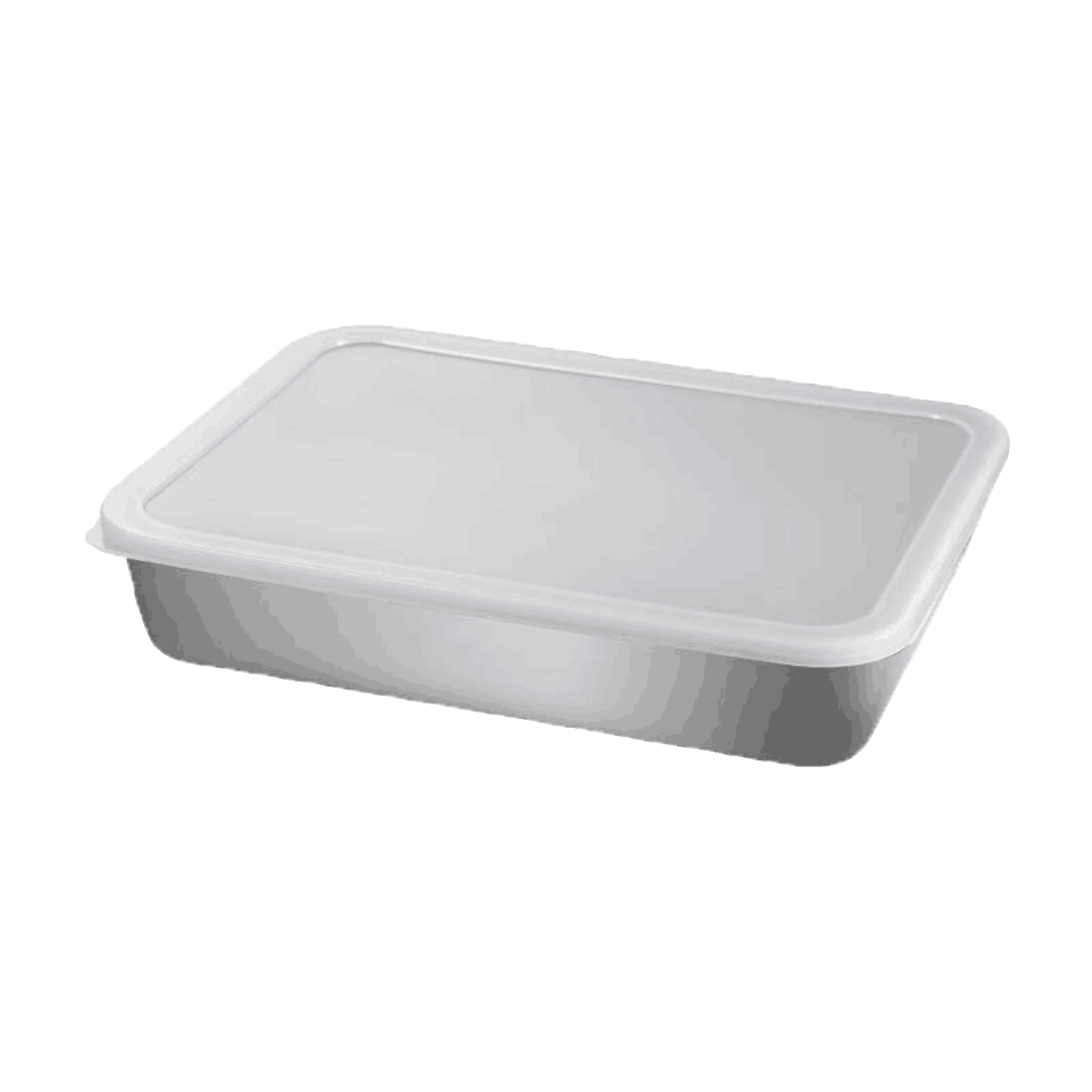 316不锈钢方盘带盖304食品级保鲜盒厨房方盒子长方形托盘备菜盘子 - 图3
