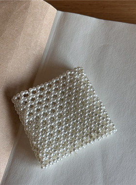 复古串珠弹力珍珠手镯