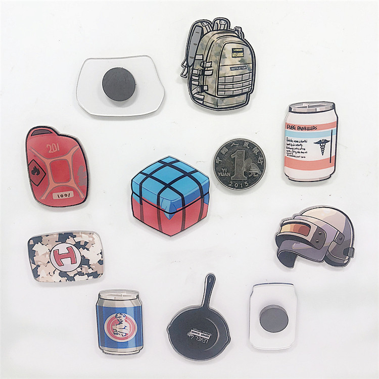 绝地求生饰品冰箱贴绝地求生大逃杀空投吃鸡家居装饰品steam游戏周边网吧礼品