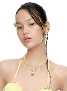 YVMIN尤目 苹果核珍珠项链颈链女生项链女款设计师生日礼物