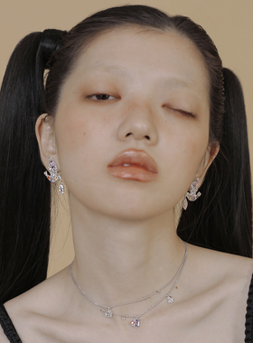 YVMIN尤目甜食宝石爱心锁骨链