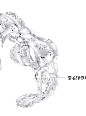 蝴蝶结金属手环手链手镯