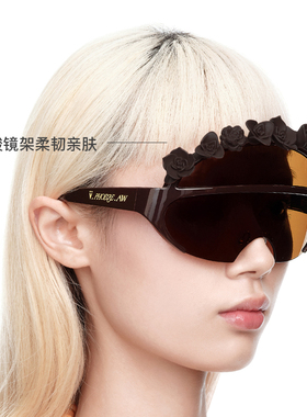 YVMIN尤目 x AshleyWilliams 花环装饰眼镜设计感生日礼物新品