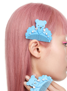 YVMIN尤目 x AshleyWilliams 哭熊梳子发卡发夹女生日礼物新品
