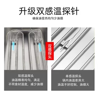 新粤海电炸炉EF-81/82/83商用单缸电油炸锅炸鸡排油炸佳斯特JUSTA - 图0
