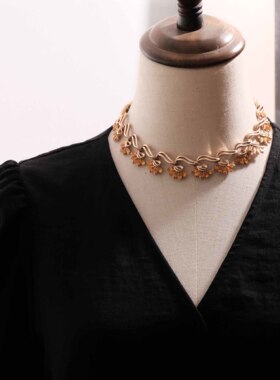 Vintage奥地利水晶项链