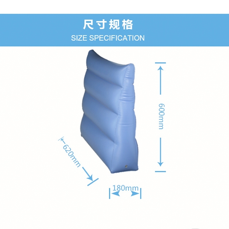 充气三角垫老人防褥疮背靠垫卧床病人压疮护理体位垫翻身垫半躺垫-图1