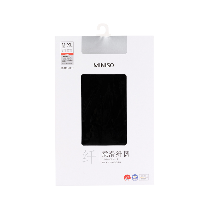 miniso名创优品旗舰店MINISO/名创优品8D空气感隐形魅惑蝴蝶裆丝袜(光腿肤)3