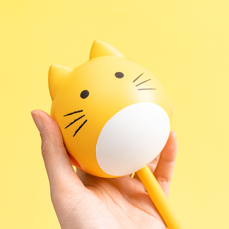 miniso名创优品旗舰店MINISO名创优品胖胖猫狗泡棉按摩锤经络捶按摩棒小型手持式按摩器3