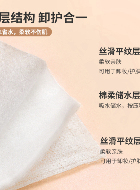 miniso150片面部超柔天然化妆棉