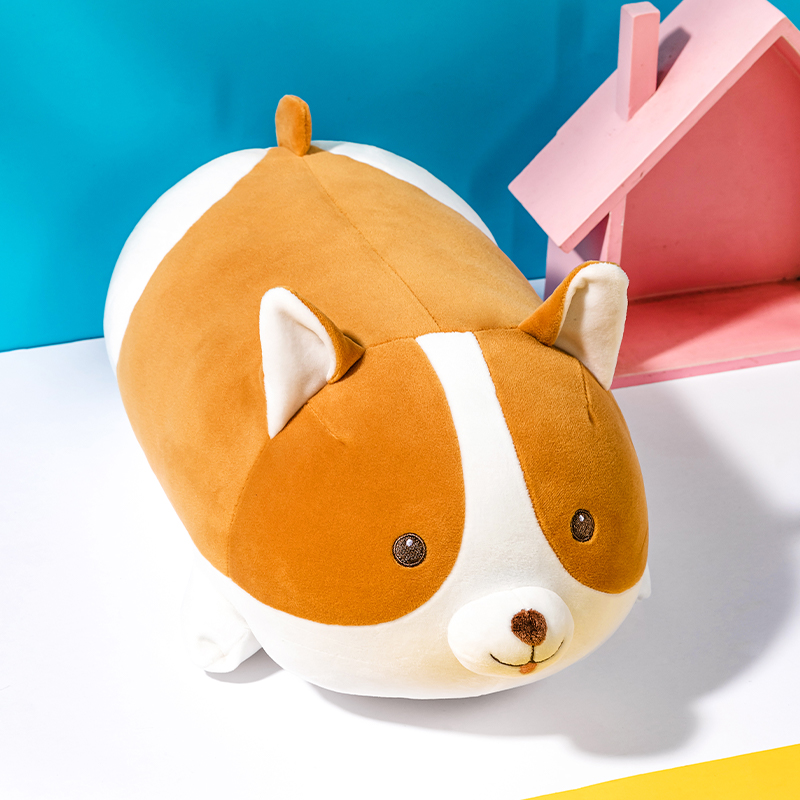 miniso名创优品旗舰店MINISO名创优品柯基公仔玩偶可爱毛绒玩具床上软抱枕小公仔娃娃0