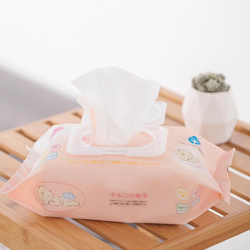miniso名创优品旗舰店MINISO名创优品婴儿湿巾婴幼儿新生手口专用宝宝湿纸巾80片/包0