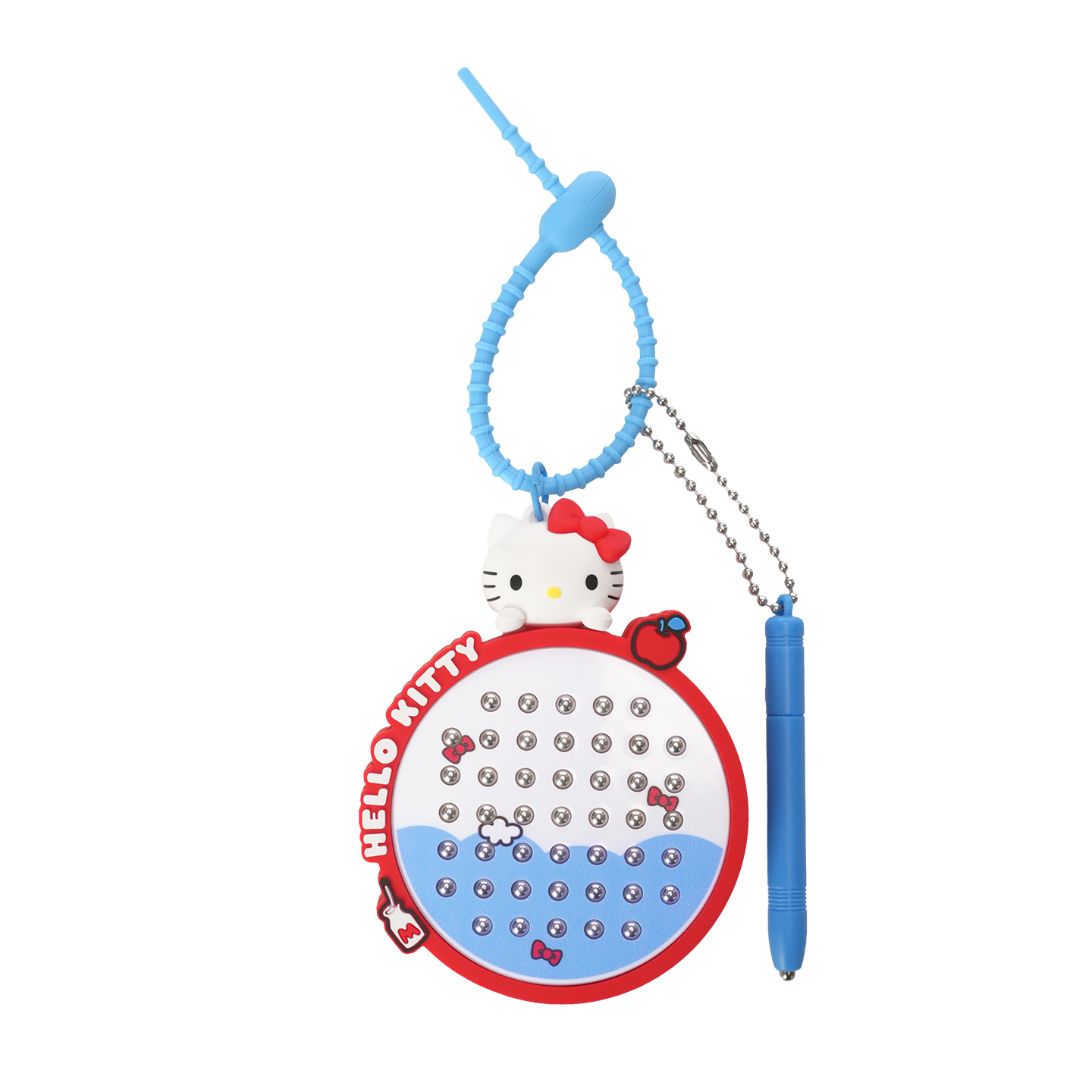 MINISO名创优品Hello Kitty磁吸钢珠画板钥匙扣书包挂件动漫挂件,淘宝优惠券,粉丝福利购,淘宝优惠卷