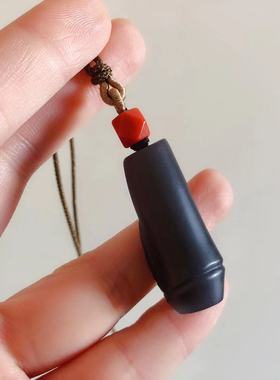 幽悠居手工雕刻可调节南红玛瑙