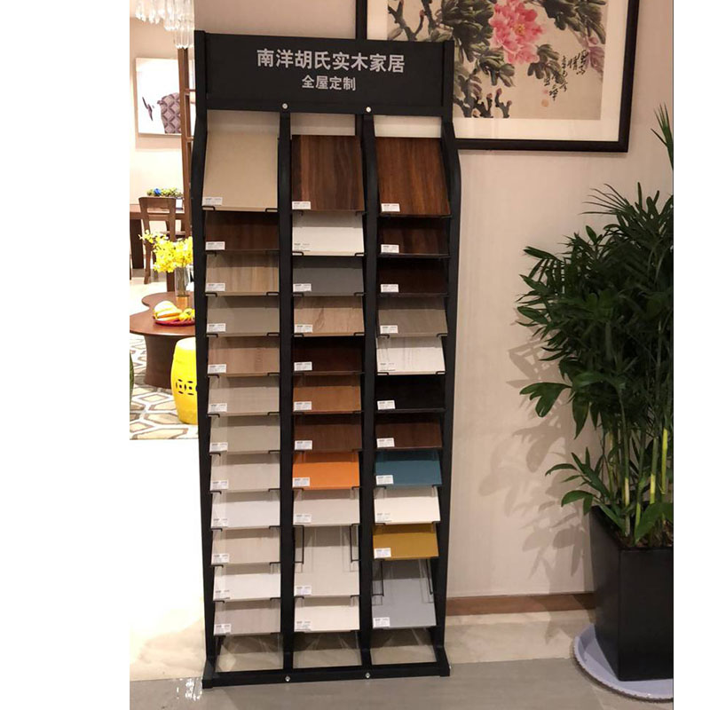 橱柜门板色板展示架瓷砖铝扣板样品展架集成吊顶展架石材玻璃展架 - 图2
