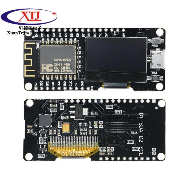 NODEMCU WIFI和ESP8266 NODEMCU0.96英寸的OLED 显示模块 - 图2