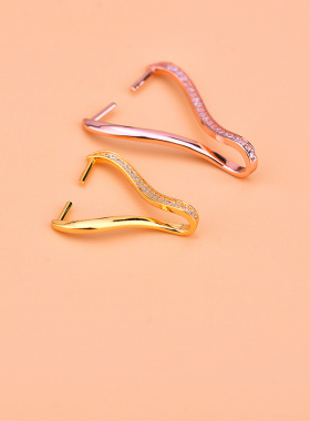 镶嵌锆石玉石翡翠吊坠扣头