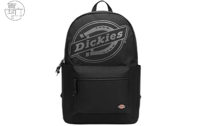 Dickies男女学生大印花有侧兜双肩书包背包164U90LBB63BK01电脑包