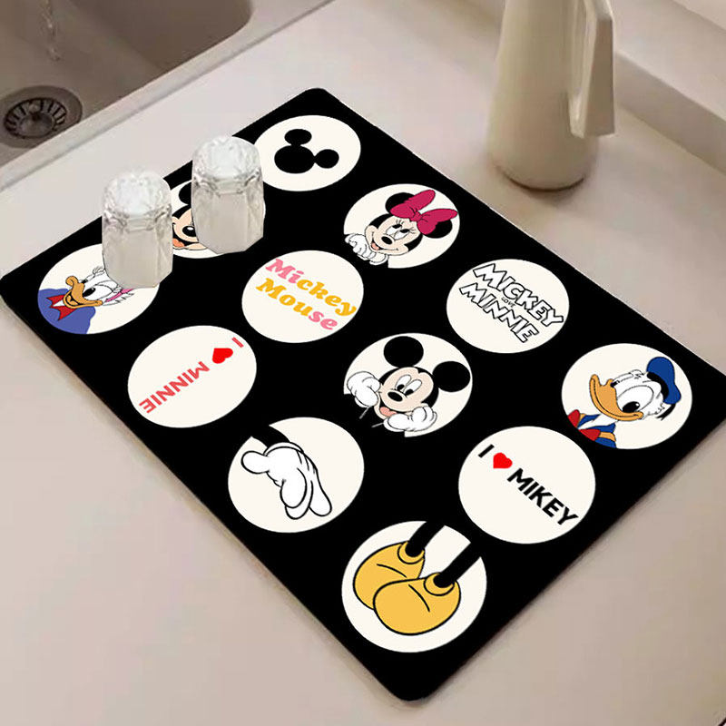 Diatom mud kitchen drain mat countertop