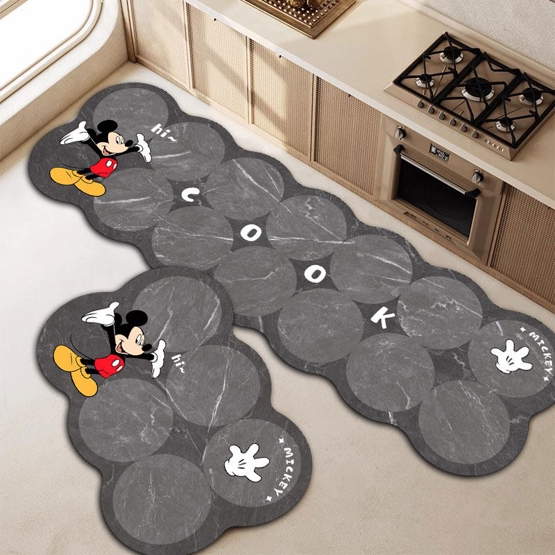 厨房专用地垫防水防油垫子耐脏防滑吸水脚垫吸油地面可擦长条地毯,淘宝优惠券,粉丝福利购,淘宝优惠卷