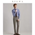 Bazawa Wales Welsh Prince Quần nam kinh doanh Slim Straight Xu hướng Anh Quần sọc đen và trắng - Suit phù hợp Suit phù hợp